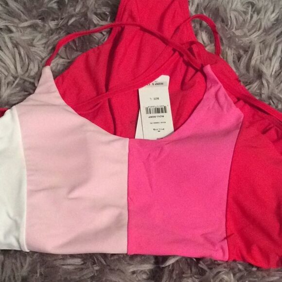 NWT PilyQ Farrah 1-Piece Bathing Suit Rouge Large - Picture 8 of 8